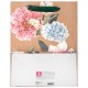 Пакет подарочный (1 штука) 18х10х23 см (M), 'Flowers', ассорти, глиттер, c тишью, ЗОЛОТАЯ СКАЗКА, 700808