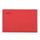 Подвесные папки A4/Foolscap (404х240 мм) до 80 л., КОМПЛЕКТ 10 шт., красные, картон, STAFF, 270936