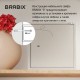 Сейф мебельный BRABIX 'D-40m', 400х400х366 мм, 13 кг, ключевой замок, крепление к стене, 291164