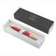 Ручка шариковая PARKER 'IM Premium Red GT', корпус красный лак, позолоченные детали, синяя, 2143644