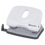 Дырокол BRAUBERG 'Original', до 20 листов, белый, 227787