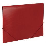 Папка на резинках BRAUBERG 'Contract', красная, до 300 листов, 0,5 мм, бизнес-класс, 221798