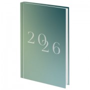 Ежедневник датированный 2026 145х215 мм, А5, STAFF, ламинированная обложка, '2026', 117323