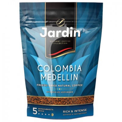 Кофе растворимый JARDIN 'Colombia medellin', сублимированный, 150 г, мягкая упаковка