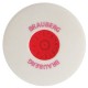 Ластик BRAUBERG 'Energy', 30х30х8 мм, белый, круглый, красный пластиковый держатель, 222472