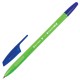 Ручка шариковая BRAUBERG 'X-333' NEON SOLID, СИНЯЯ, корпус ассорти, узел 0,7 мм, линия письма 0,35 мм, 142831