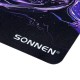 Коврик для мыши SONNEN 'NEON SPLASH' резина + ткань, 250х200х2 мм, 513957