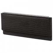 Планинг датированный 2026 305х140 мм BRAUBERG 'Comodo', под кожу, черный, 117223