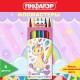 Фломастеры ПИФАГОР 'ЕДИНОРОГ', 6 цветов, вентилируемый колпачок, 152447