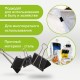 Зажимы для бумаг большие STAFF 'EVERYDAY', КОМПЛЕКТ 12 шт., 51 мм, на 230 листов, черные, картонная коробка, 224610