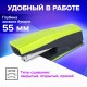 Степлер №24/6, 26/6 BRAUBERG 'SUPER', до 30 листов, зелено-черный, 272741