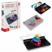 Настольная логическая игра IQ ТРЕНИНГ 'Смарт пазл Кристаллы', 1TOY, Т25567