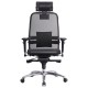 Кресло офисное МЕТТА 'SAMURAI' S-3, с подголовником, сверхпрочная ткань-сетка, черное