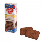 Печенье ЛЮБЯТОВО 'Шоколадное', сахарное, 335 г, в спайке, 24035