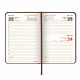 Ежедневник датированный 2021 А5 (138х213 мм) BRAUBERG 'Imperial', кожзам, коричневый, 111372