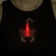 Светящаяся (неоновая) игрушка скорпион ЮНЛАНДИЯ, красный, длина 10,5 см, 662602