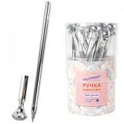 Ручка фигурная шариковая ЮНЛАНДИЯ 'Кристалл', корпус ассорти, СИНЯЯ, пишущий узел 0,7 мм, 143788