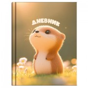 Дневник 1-4 класс 48 л., твердый, ЮНЛАНДИЯ, глянцевая ламинация, с подсказом, 'Хомячок', 107579