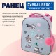 Ранец BRAUBERG UP, 2 отделения, с брелоком, 'Милые коты', 36х28х15 см, 274667