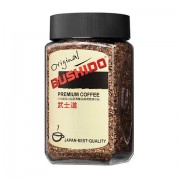 Кофе растворимый BUSHIDO 'Original', сублимированный, 100 г, 100% арабика, стеклянная банка, 1004