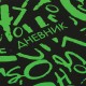 Дневник 1-11 класс 48 л., кожзам (твердая с поролоном), флуоресцентный, BRAUBERG, 'ШРИФТ', 105983