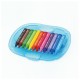 Набор для творчества MAPED 'Color'Peps Jumbo', 10 фломастеров, 12 утолщенных восковых мелков, раскраска, пластиковый пенал, 897416