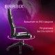 Кресло компьютерное BRABIX 'Alpha GM-018', ткань/экокожа, черное/белое, 532640, GM-018_532640