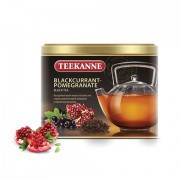 Чай TEEKANNE (Тиканне) 'Blackcurrant-Pomegranate', черный, смородина/гранат, листовой, 150 г, ж/б, Германия