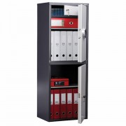 Шкаф металлический для документов AIKO 'SL-125/2ТEL' ГРАФИТ, 1252х460х340 мм, 31 кг, S10799132902