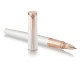 Ручка 'Пятый пишущий узел' PARKER 'Ingenuity Premium Pearl Lacquer PGT', корпус белый, хромированные детали, черная, 1931451