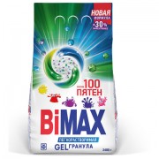 Стиральный порошок-автомат GEL гранула 2,4 кг, BIMAX '100 пятен', 2503-1АХ