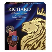 Чай RICHARD 'Royal Kenya' черный кенийский, 100 пакетиков по 2 г, 100438