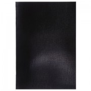 Тетрадь бумвинил А4, 96 л., скоба, офсет №1, клетка, ЧЕРНАЯ, 'Metallic', HATBER, 093028, 96Т4бвВ3