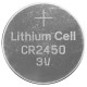 Батарейка литиевая GP Lithium CR2450 'таблетка, дисковая, кнопочная' 1 шт., блистер, CR2450-2C1