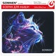 Коврик для мыши SONNEN 'NEON CAT' резина + ткань, 250х200х2 мм, 513956