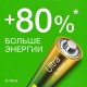 Батарейки КОМПЛЕКТ 4 шт., GP Ultra G-Tech, AA (LR6, 15А), алкалиновые, пальчиковые, 15AUA21-2CRSBC4
