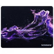 Коврик для мыши SONNEN 'NEON SPLASH' резина + ткань, 250х200х2 мм, 513957