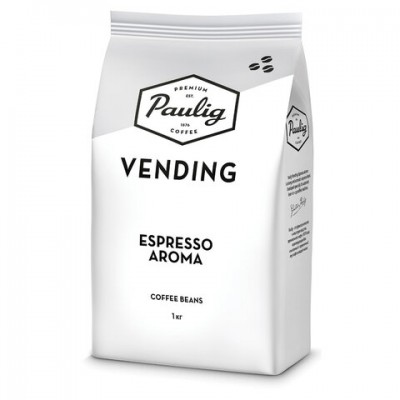 Кофе в зернах PAULIG (Паулиг) 'Vending Espresso Aroma', натуральный, 1000 г, вакуумная упаковка, 16377