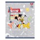 Тетрадь 12 л., HATBER, клетка, обложка картон, 'Микки Маус-DISNEY' (5 видов в спайке), 12Т5В1