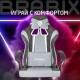 Кресло компьютерное BRABIX 'Forcer GM-127', 2 подушки, ткань, серое/светло-голубое, 533214