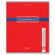 Тетрадь А5, 96 л., BRAUBERG, скоба, клетка, обложка картон, 'CONTRACT', 400523