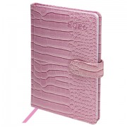 Еженедельник датированный 2026 А5 145х215 мм, BRAUBERG 'Party', под кожу, коралловый, 117178