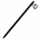 Ручка с подвеской гелевая CENTRUM 'Pendant', СИНЯЯ, корпус черный, узел 0,7 мм, дисплей, 80752
