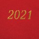 Ежедневник датированный 2021 А5 (138х213 мм) BRAUBERG 'Iguana', кожзам, красный, 111380