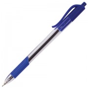Ручка шариковая масляная автоматическая BRAUBERG 'Extra Glide R-Grip', СИНЯЯ, узел 0,7 мм, линия письма 0,35 мм, 142930