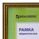 Рамка 30х40 см небьющаяся, пластик, багет 30 мм, BRAUBERG 'HIT4', золото, 391008