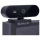 Веб-камера DEFENDER G-lens 2590 QHD, 3,7 Мп, микрофон, USB 2.0, регулируемый крепеж, черная, 63113