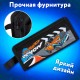 Пенал ЮНЛАНДИЯ ЮНИОР, 2 отделения, с ручкой, полиэстер, 'Speed demon', 21х8х6 см, 273817