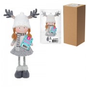 Украшение новогоднее интерьерное 75 см 'Девочка', телескопические ножки, полиэстер, ЗОЛОТАЯ СКАЗКА, 592507