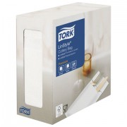 Конверты бумажные нетканые для столовых приборов TORK 'LinStyle Premium', 39х39 см, 60 шт., белые, 477227